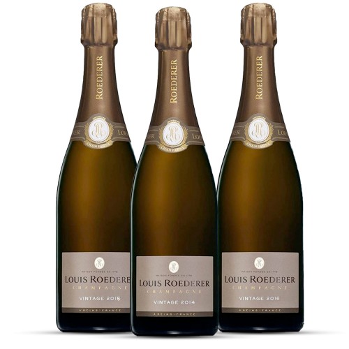 Verticale Louis Roederer Vintage  - "2014 - 2015 - 2016"