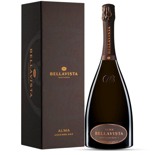 Franciacorta DOCG "Alma Assemblage 2 Extra Brut" - Magnum - Astuccio - Bellavista