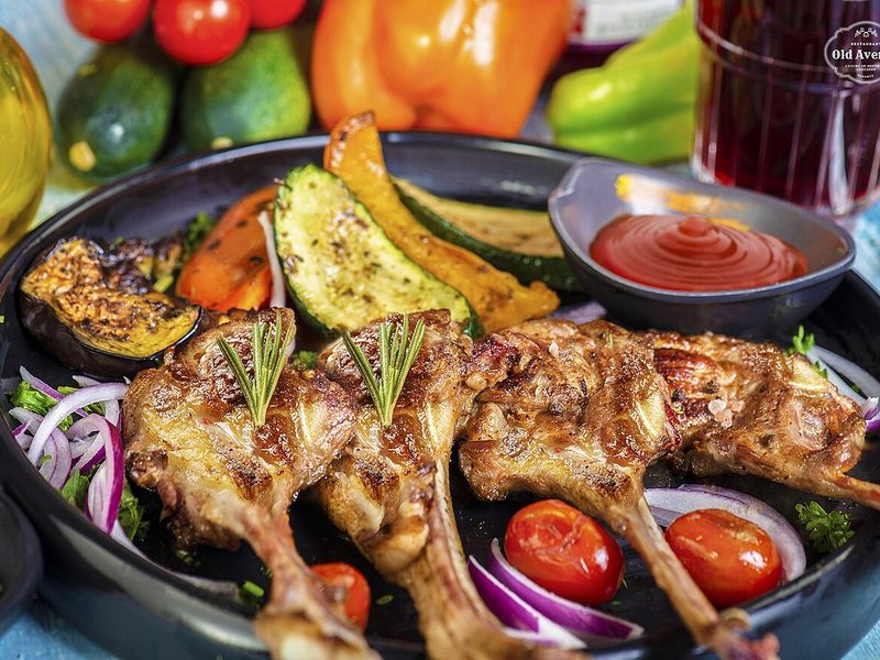 Costolette d'agnello alla brace